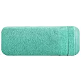 Ręcznik do rąk Damla z welwetową bordiurą miętowy 30x50 cm Eurofirany