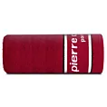 Ręcznik kąpielowy 70X140 cm bawełniany kolor czerwony 450 g/m2 z żakardową bordiurą i haftowanym logiem marki Pierre Cardin KARLA Eurofirany