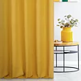 Zasłona szyta na taśmie fala musztardowa z miękkiej tkaniny z efektem melanżu