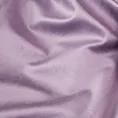 Obrus szyty ENYA liliowy z miękkiej półmatowej tkaniny welwetowej