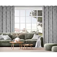 Zasłona popielata z tkaniny szenilowej 135x250 przelotka ALETA Eurofirany