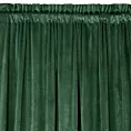 Zasłona ciemnozielona z matowego welwetu 140x270 cm taśma MELANIE Eurofirany