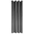 Zasłona grafitowa z kryształkami i welwetowej tkaniny 140x250 cm przelotka ARIADNA Eurofirany