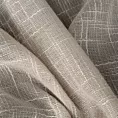 Zasłona beżowa w stylu eko o luźnym płóciennym splocie 140x270 cm taśma RUBI Eurofirany