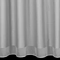 Tkanina firanowa typu aden  z efektem deszczyku  zakończona szwem obciążającym Eurofirany