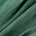 Zasłona szyta na taśmie 5 cm zielona z tkaniny o naturalnym splocie z efektem melanżu