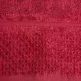 Ręcznik do rąk 30x50 cm bawełniany kolor czerwony z efektowną bordiurą 550 g/m2 IBIZA Eurofirany