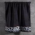 Ręcznik kąpielowy 70x140 cm bawełniany kolor czarny,szary z designerską bordiurą 500 g/m2 EVA 22 Eva Minge Eurofirany