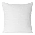 Poszewka na poduszkę 45x45 cm z szyfonowej tkaniny zdobiona moherową nicią biała REINA EVA MINGE Eurofirany