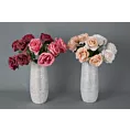 Kwiat sztuczny dekoracyjny RÓŻA bordowa Eurofirany