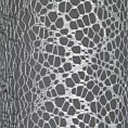 Firana srebrna o strukturze pajęczej sieci 140x250 cm przelotka AMANDA Eurofirany