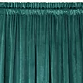 Zasłona ciemnoturkusowa z tkaniny welwetowej 135x300 cm taśma ROSA Design 91 Eurofirany