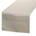 Bieżnik na stół kremowy 40x140 cm SPARKLE przeszywany złotą nicią