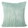 Poszewka na poduszkę 55x55 cm z miękkiego ekologicznego futerka miętowa Eurofirany