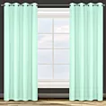 Zasłona jasnomiętowa gładka, matowa 140x250 cm przelotka ADORE Design 91 Eurofirany