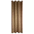 Zasłona miodowo, złota z efektem błyszczącej przecierki z welwetu 140x250 cm przelotka KORNELIA Eurofirany