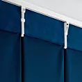 Zasłona granatowa z welwetowej tkaniny 125x270 cm system flex - MELANIE Eurofirany