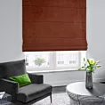 Roleta rzymska ITALIA ceglasta z tkaniny welwetowej o delikatnym połysku