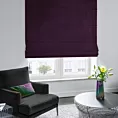 Roleta rzymska ITALIA fioletowa z tkaniny welwetowej o delikatnym połysku