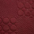 Narzuta bordowa 220x240 cm z patchworkowym motywem wytłaczanym techniką hot press BONI 5 DESIGN 91 Eurofirany