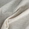 Zasłona szyta na flexach naturalna z matowej tkaniny w stylu eko o naturalnym wyglądzie, zawierającej len