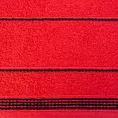 Ręcznik kąpielowy 70x140 cm bawełniany kolor czerwony ze stębnowaną bordiurą 500 g/m2 MIRA Eurofirany