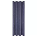 Zasłona granatowa o strukturze sztruksu 140x250 cm przelotka JULIE Eurofirany