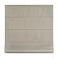Roleta rzymska jasnobrązowa z miękkiej półmatowej tkaniny welwetowej