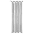 Firana biała z lekkiej i błyszczącej tkaniny 135x250 cm przelotka SYLVIA ELLA LINE Eurofirany