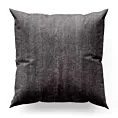 Poszewka szyta grafitowa z miękkiej tkaniny welwetowej z efektem kreszowania