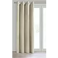 Zasłona kremowa z tkaniny welwetowej 140x250 cm przelotka ROSA Design 91 Eurofirany