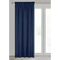 Zasłona granatowa zaciemniająca gładka półmatowa 135x270 cm taśma LOGAN Eurofirany