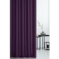 Zasłona szyta na taśmie fala fioletowa z tkaniny trudnopalnej, zaciemniającej, typu blackout