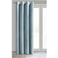 Zasłona morska z matowego welwetu 140x250 cm przelotka MELANIE Eurofirany