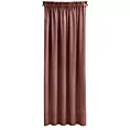 Zasłona ciemnoróżowa z gładkiego welwetu 140x270 taśma SIBEL Pierre Cardin Eurofirany