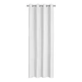 Zasłona biała z tkaniny welurowej 420x260 cm przelotka - Dora Eurofirany