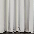 Zasłona szyta na taśmie fala srebrna z szenilowej tkaniny w klasyczne pionowe pasy przetykane błyszczącą nicią