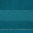 Ręcznik kąpielowy 70x140 cm bawełniany kolor ciemnoturkusowy z ozdobną bordiurą 500 g/m2 NESSY Eurofirany