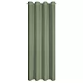 Zasłona oliwkowa z matowej gładkiej tkaniny 140x250 cm przelotka RITA Eurofirany