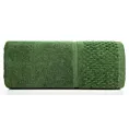 Ręcznik kąpielowy 70x140 cm bawełniany kolor butelkowy zielony z efektowną bordiurą 550 g/m2 IBIZA Eurofirany