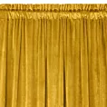 Zasłona musztardowa z matowego welwetu 140x270 cm taśma MELANIE Eurofirany