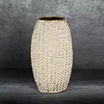 Wazon dekoracyjny MOLY zdobiony plecionym wzorem Eurofirany