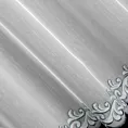 Tkanina firanowa Aden z haftowanym roślinnym ornamentem Eurofirany