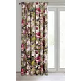 Amelie zasłona z welwetu w kwiaty 140x270 cm na taśmie Eurofirany