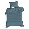 Pościel 140x200 cm gładka z satyny bawełnianej kolor petrol DINA Diva Line Eurofirany