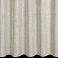 Zasłona beżowa o płóciennym splocie z efektem melanżu 125x270 cm system flex - JULA Eurofirany