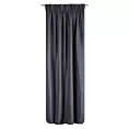 Zasłona granatowa z tkaniny lureksowej 140x270 taśma AGGIE Eurofirany