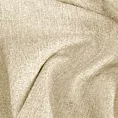 Poszewka szyta jasnobeżowa z tkaniny w stylu eko i efektem melanżu