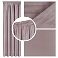 Zasłona wrzosowa z tkaniny welurowej 420x260 cm tunel Dora Eurofirany