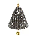 Dekoracyjna ozdoba choinkowa DZWONEK z cekinami Eurofirany
